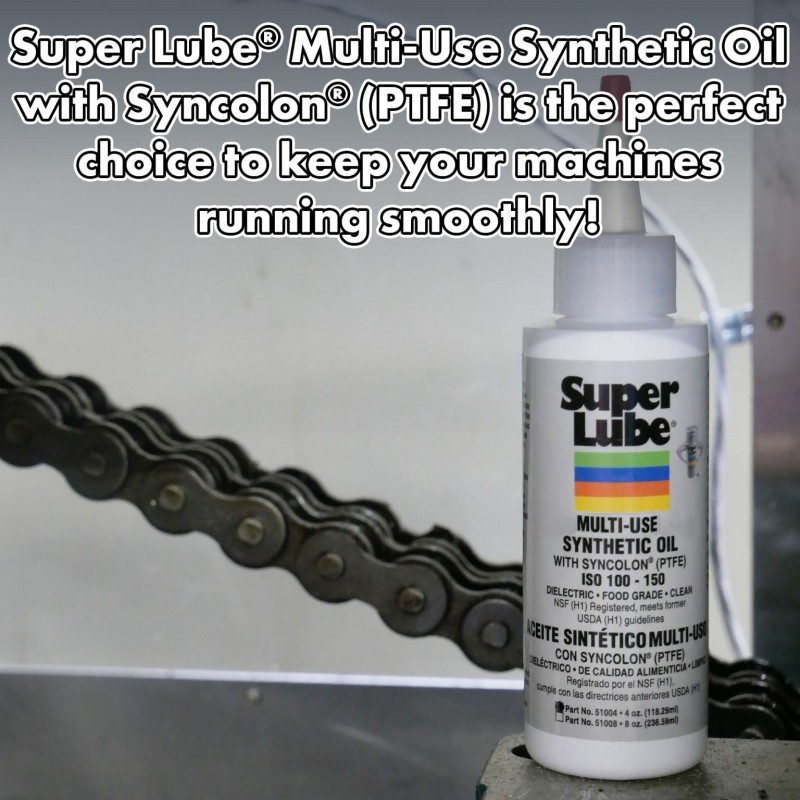 53004 Super Lube Huile synthétique polyvalente ISO 46 - 118 ml