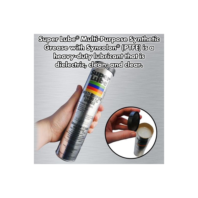 41150/00 Super Lube synthetisches Mehrzweckfett mit PTFE (NLGI 00) - 400 Gramm Kartusche